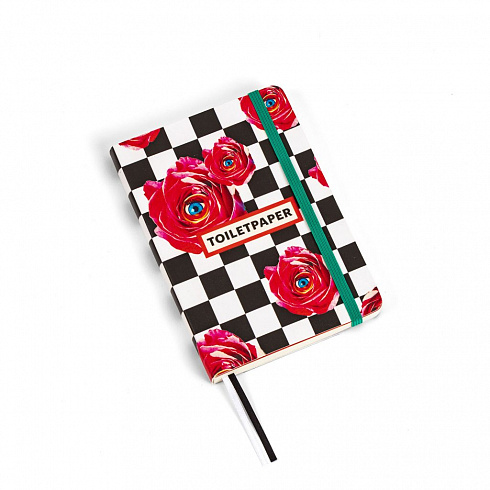 Блокнот Seletti Roses on Check Medium Toiletpaper Notebook 06903