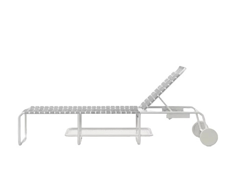 Шезлонг Gervasoni Inout 883 Pearl / Gray Inout