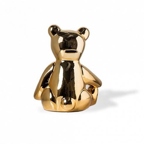 Копилка Pols Potten Teddy gold  Moneybox 230-300-168