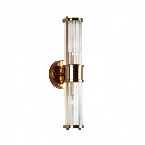 Настенный светильник Delight Collection Claridges 2 brass Claridges KM0768W-2 brass