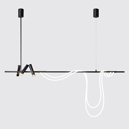 Подвесной светильник Delight Collection 7242P/L1200 black/white 7242P