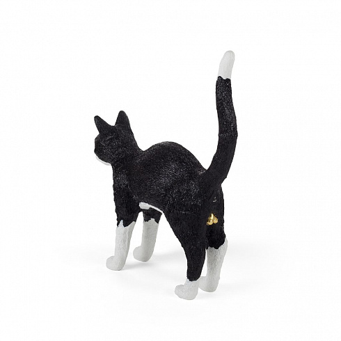 Настольная лампа Seletti Jobby The Cat Black and White Cat Lamp 15042