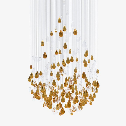 Подвесной светильник LASVIT Droplets Sculpture Large Droplets CL022SB+gold