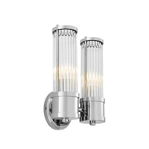 Настенный светильник Delight Collection Allen 7001-2 nickel Claridges BRWL7001-2-NP