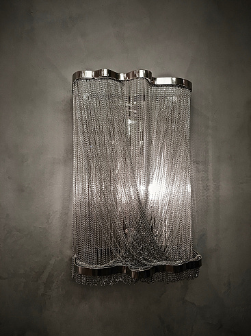 Настенный светильник Delight Collection Stream Steel 2 Stream KM011W-2B steel