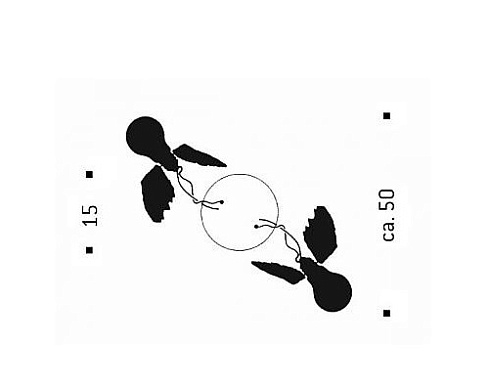 Настенный светильник Ingo Maurer Lucellino Doppio Lucellino 4803200