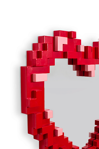 Зеркало Seletti Pixel Heart Pixel Mirror 17055