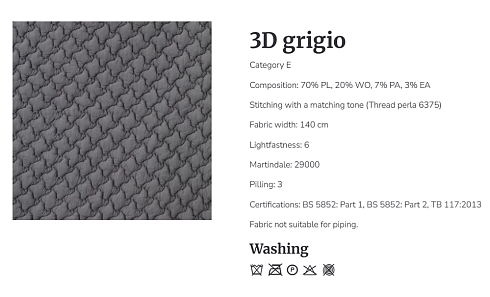 Диван Gervasoni Nuvola 10 3D Grigio Nuvola Nuvola 10