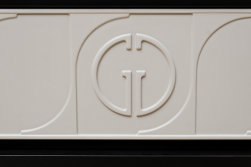 Тумбочка прикроватная Spinola черно/серая см Garda Decor GD-00002 