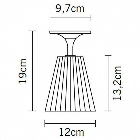 Потолочный светильник Fabbian D87E0100 Flow