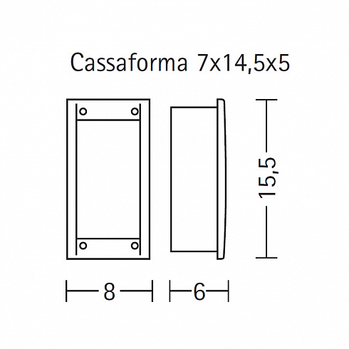 Встраиваемый светильник Metalspot 15259 LED