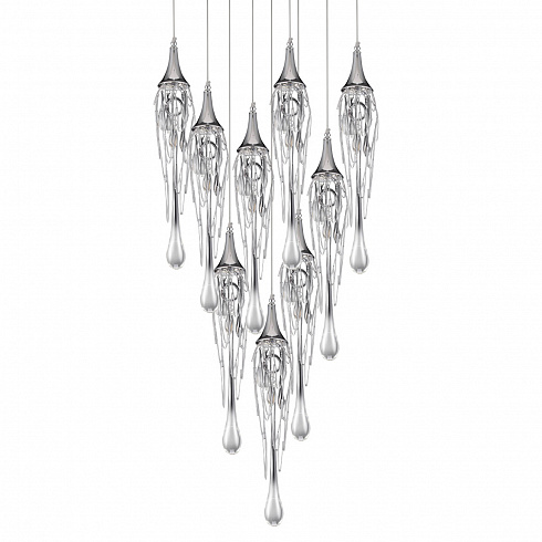 Подвесной светильник Delight Collection Goddess Tears 9 chrome Goddess Tears P68009L-9H chrome