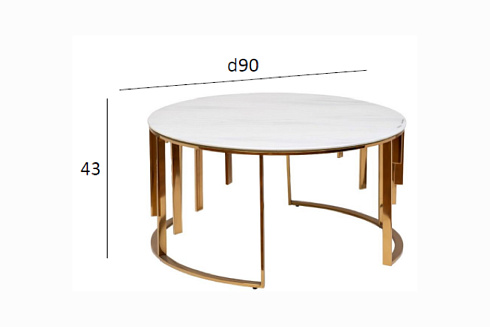 Журнальный стол Garda Decor GY-10006 