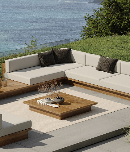 Журнальный стол Delight Collection Outdoor Menorca Menorca Menorca Coffetable