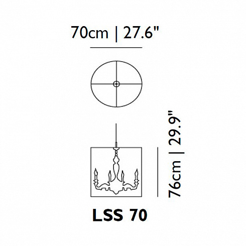 Люстра Moooi Light shade 70 LIGHT SHADE SHADE