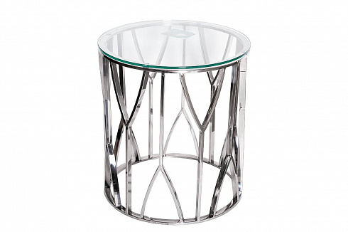 Приставной столик Garda Decor 13RXET3103-SILVER 
