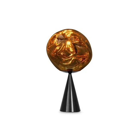 Настольная лампа Tom Dixon Melt Cone Fat gold Melt MES02GO-TUN01M1