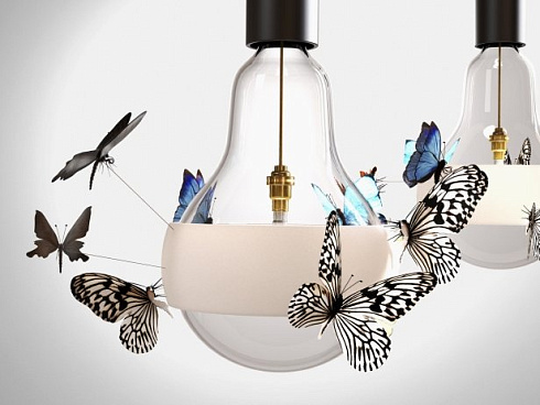 Подвесной светильник Ingo Maurer Flatterby Insekten-Modelle 1499940