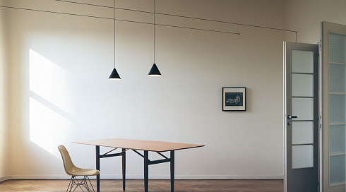 Подвесной светильник Flos String Light Cone Head black String Light F6487030