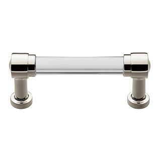 Grafton Glass L.10.2cm Polished Nickel