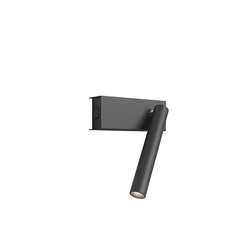 Настенный светильник Davide Groppi Mira Switch Matt Black 2700K On/off  Mira 1A2280400.27.00
