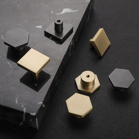 Ручка-кнопка Delight Collection HK005 brass HK005