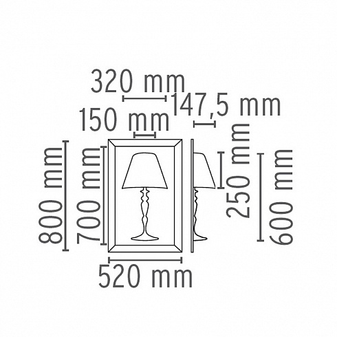 Настенный светильник Flos Abajourd'Hui Small Abajourd'Hui SA.5001.1