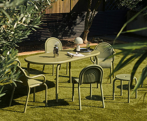 Табурет Tom Dixon Groove Moss Groove GRST01MO