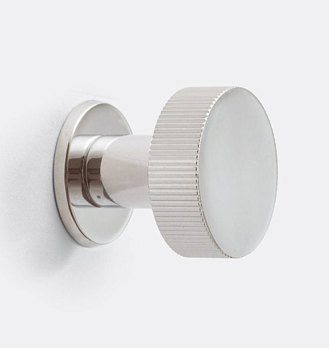 Ручка-кнопка Rejuvenation West Slope with Round Backplate Aged Brass West Slope 6642084