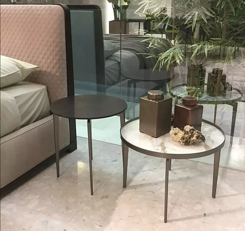 Журнальный стол Alivar Sirio Sirio TSR55 Painted Champagne / Emperador Marble