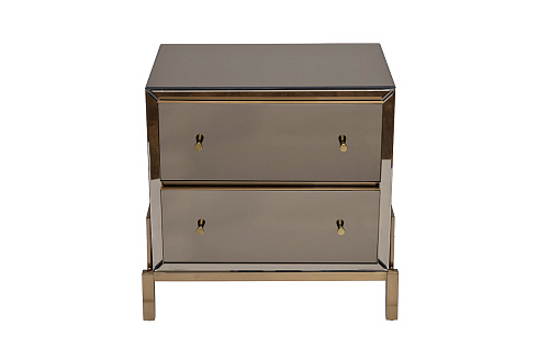 Тумба зеркальная 2 ящика см Garda Decor KFG170 