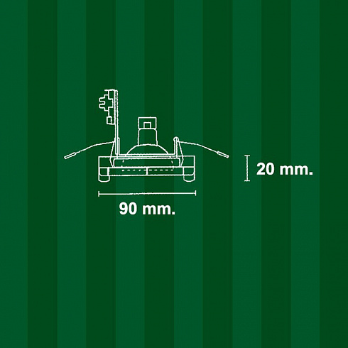 Встраиваемый светильник Martinez Y Orts 3872/1XC D-4 3872