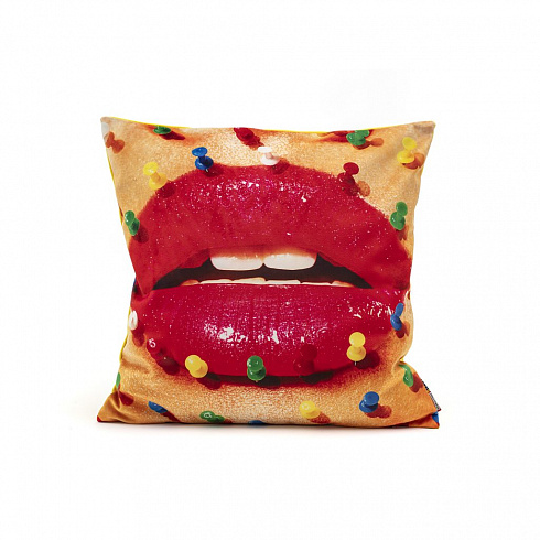 Подушка Seletti Toiletpaper Mouth With Pins Toiletpaper Cushion 02330