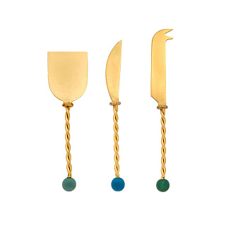 Torchon Cheese Knifes set of 3