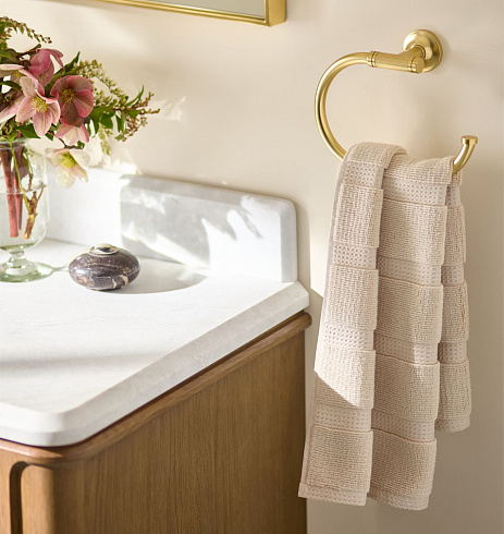 Держатель для полотенец Rejuvenation Asher Polished Nickel Asher 7403221