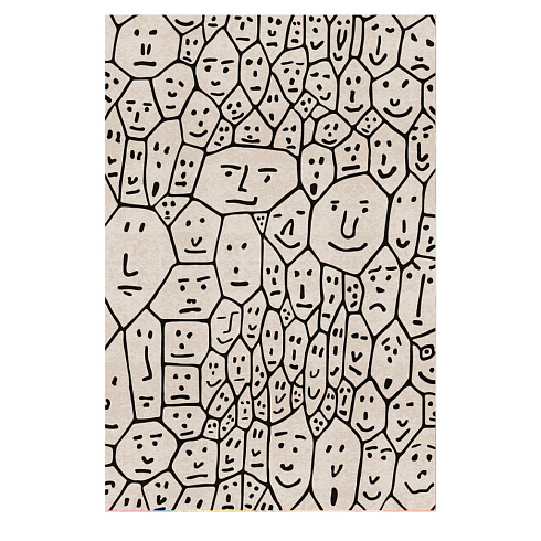 Ковер Qeeboo People 1 Carpets 42002PO
