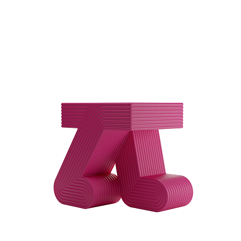 Приставной столик Qeeboo Walking Fuxia Walking 84001FX