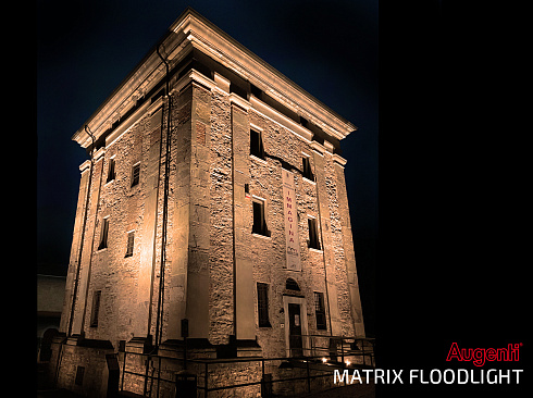 Уличный светильник AUGENTI Matrix Floodlight 14W 2700K 12 on/off Matrix 2800P/HP50.NB