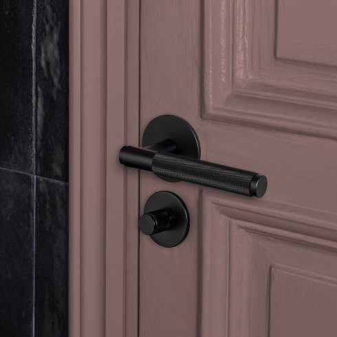 Замок Buster and Punch Thumbturn Cross Black Door Cross UK-TT-38-BL-A