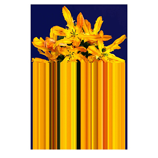 Glitch Yellow Rectangular