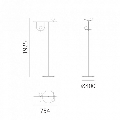 Напольный светильник Artemide Yanzi Yanzi 1102010A