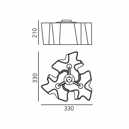 Потолочный светильник Artemide 0645020A Logico