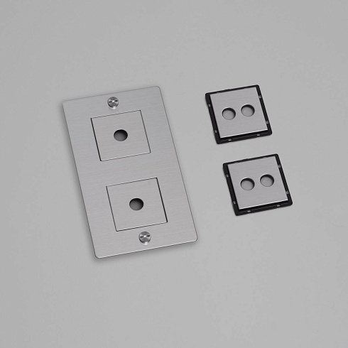 Рамка Buster and Punch 2G Vertical with Infills steel Plates and Modules CPL-072393