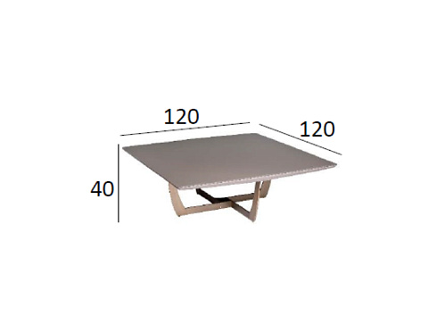 Журнальный стол Garda Decor 58DB-CT14803 