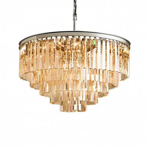 Люстра Delight Collection Odeon 10A chrome/amber 1920s Odeon KR0387P-10A chrome/amber