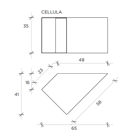 Полка MOGG Cellula Bronze Cellula  MCU09BP