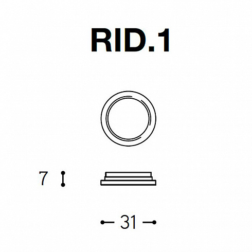 Запчасть Aldo Bernardi RID.1 LIMPIANTO