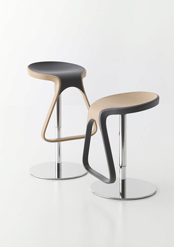 Барный стул Veneta Cucine Bottone grey/beige Bottone 19DSG1R+Tortora / Beige / chromo