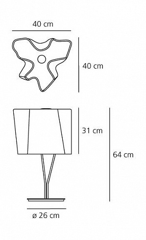 Настольная лампа Artemide Logico Fumé/Chrome Logico 0457110A