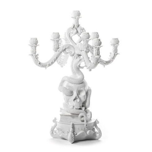 Канделябр Seletti Giant Burlesque Skull White Burlesque 14873 BIA